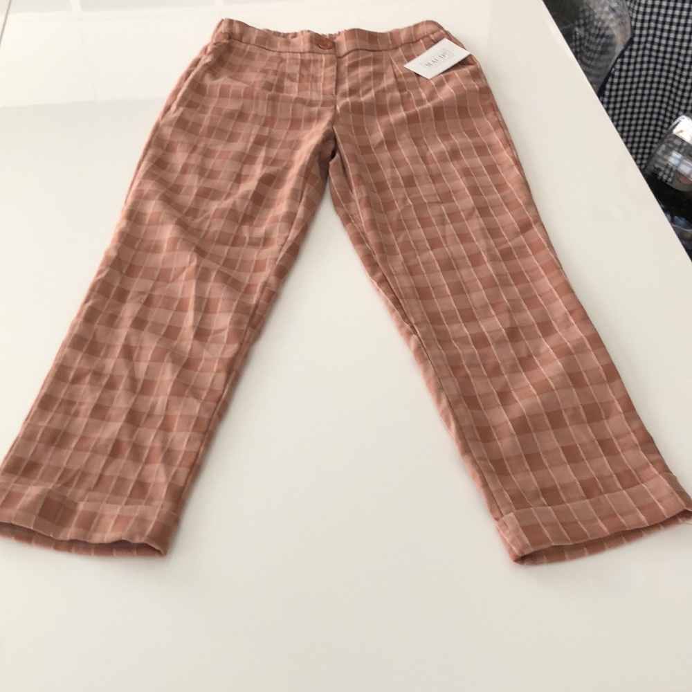 Dazz checkered pants brand new
